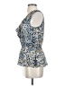 MICHAEL Michael Kors Blue Sleeveless Blouse Size S - photo 5