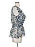 MICHAEL Michael Kors Blue Sleeveless Blouse Size S - photo 4