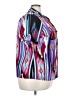 Elementz Color Block Purple Short Sleeve Blouse Size 3X (estimated) - photo 4