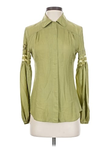 Mon Petit Oiseau Long Sleeve Silk Top (view 1)