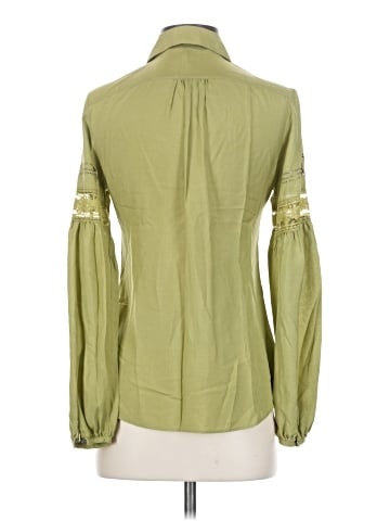 Mon Petit Oiseau Long Sleeve Silk Top (view 2)