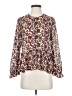Madewell 100% Polyester Burgundy Long Sleeve Blouse Size S - photo 1