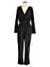 A New Day Metallic Black Jumpsuit Size M - photo 1