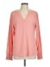 Unbranded Pink Long Sleeve Blouse Size L - photo 1