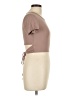 Shein Tan Short Sleeve Top Size L - photo 4
