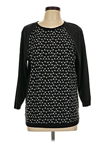 Daisy Fuentes 3/4 Sleeve T-Shirt (view 1)