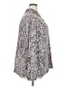 Liz Claiborne Animal Print Silver Long Sleeve Blouse Size 2X - photo 4