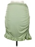 Shein Solid Green Casual Skirt Size 8 - 10 - photo 2