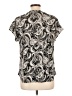 89th & Madison Paisley Silver Short Sleeve Blouse Size L - photo 2