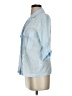 J.Crew Blue 3/4 Sleeve Button-Down Shirt Size 0 - photo 2