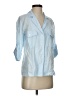 J.Crew Blue 3/4 Sleeve Button-Down Shirt Size 0 - photo 5