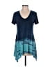 Tryst Tie-dye Blue Casual Dress Size S - photo 1