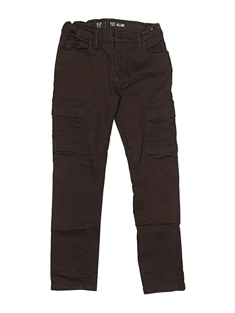 Pre-owned Gap Kids' Cargo Pants In Brown
