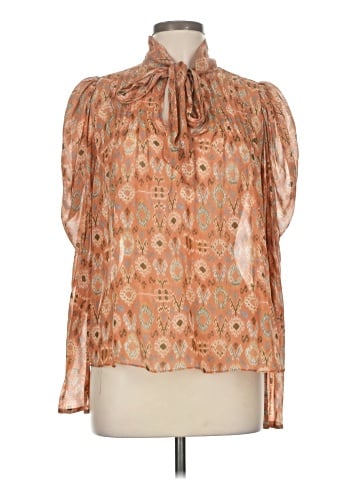 Ulla Johnson 3/4 Sleeve Silk Top (view 1)