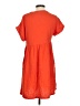 Universal Thread 100% Cotton Solid Orange Casual Dress Size XS - photo 2