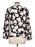 Como Black Floral Black 3/4 Sleeve Blouse Size L - photo 2
