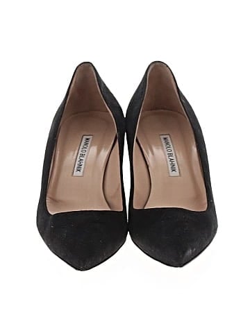 Manolo Blahnik Suede Pumps (view 2)