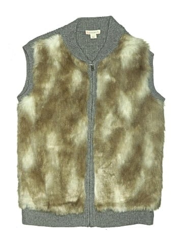Crewcuts Faux Fur Vest (view 1)