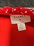 Everly 100% Polyester Hearts Red Romper Size XS - photo 4