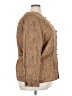 Rena Rowan 100% Rayon Tweed Brown Long Sleeve Blouse Size 24W - photo 4