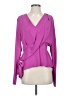 Atlein Collective 100% Polyester Purple Long Sleeve Blouse Size 4 - photo 1