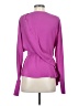 Atlein Collective 100% Polyester Purple Long Sleeve Blouse Size 4 - photo 2