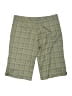Vanity Plaid Green Tan Khaki Shorts Size 5 - photo 2