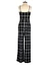 Leith Plaid Black Jumpsuit Size XS - photo 2