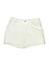 Bill Blass 100% Cotton Solid Ivory Khaki Shorts Size 10 (petite) - photo 1