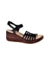 Korks 100% Synthetic Black Wedges Size 11 - photo 1