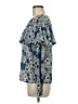 Just Fab Blue 3/4 Sleeve Blouse Size M - photo 5