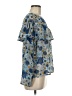 Just Fab Blue 3/4 Sleeve Blouse Size M - photo 4
