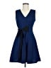 Thakoon Solid Blue Cocktail Dress Size 6 - photo 1