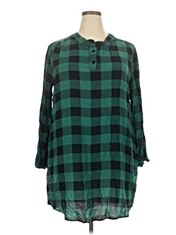 Kate Kasin 3/4 Sleeve Blouse (view 1)