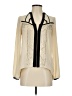 Venus 100% Polyester Ivory Long Sleeve Blouse Size XS - photo 1