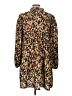 Shein 100% Polyester Print Yellow Casual Dress Size 12 - photo 2