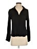Cloth & Stone Black Long Sleeve Blouse Size S - photo 1