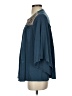 Deletta 100% Cotton Blue 3/4 Sleeve Blouse Size XS - photo 5