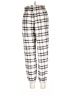 Hesperus 100% Polyester Plaid Ivory Casual Pants Size L - photo 2