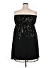 Lane Bryant 100% Polyester Stars Black Cocktail Dress Size 18 - 20 Plus - photo 2