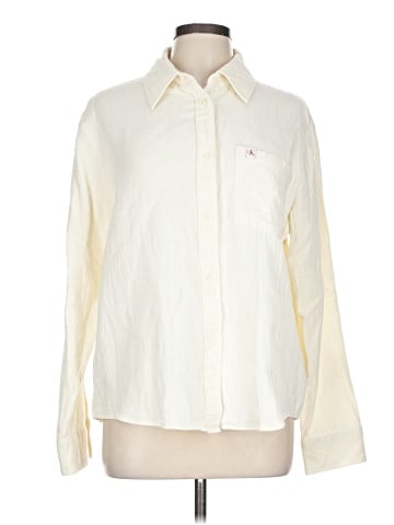 CALVIN KLEIN JEANS Long Sleeve Button-Down Shirt (view 1)