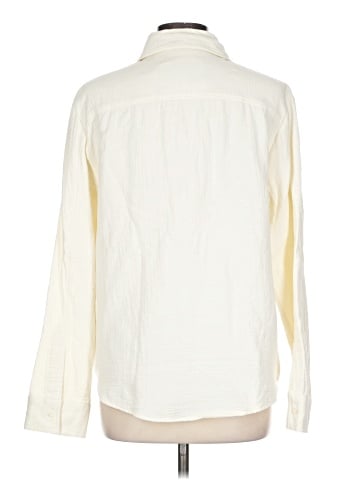 CALVIN KLEIN JEANS Long Sleeve Button-Down Shirt (view 2)
