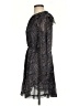 MNG 100% Polyester Paisley Gray Casual Dress Size 4 - photo 5