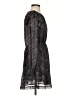 MNG 100% Polyester Paisley Gray Casual Dress Size 4 - photo 4