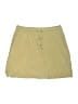 Green Tea Solid Yellow Casual Skirt Size XXL - photo 1