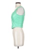 Express 100% Polyurethane Green Sleeveless Top Size XS - photo 5