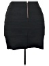 Xhilaration Solid Black Casual Skirt Size XXL - photo 2