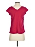 Express 100% Polyester Pink Short Sleeve Top Size XS - photo 2