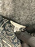 Cope 100% Polyester Graphic Gray Brown Cocktail Dress Size S - photo 7
