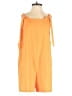 Shein 100% Polyester Solid Orange Romper Size 6 - photo 1